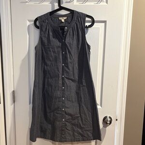 beachlunchlounge Charcoal Button-Front dress